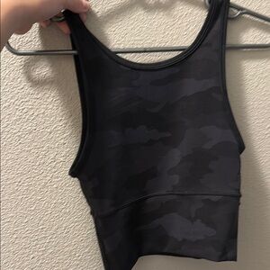 Black Camouflage lululemon top